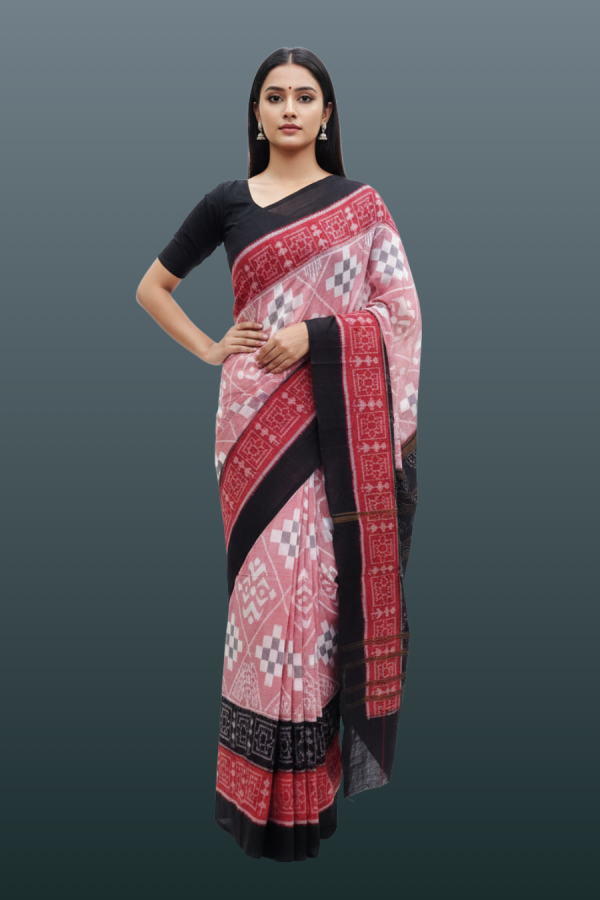 Sambalpuri Bandha Cotton Saree