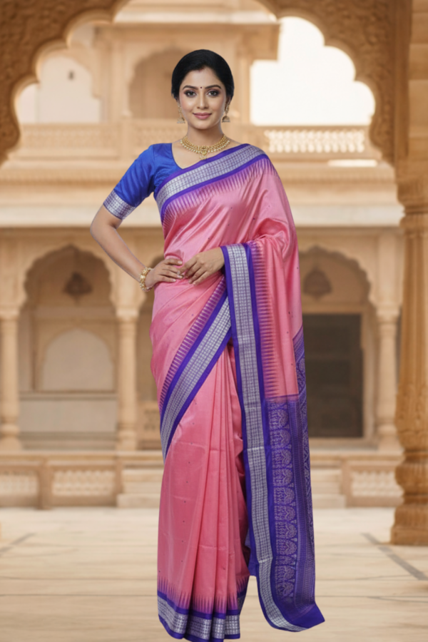 Sambalpuri handwoven pure silk (silk mark) saree