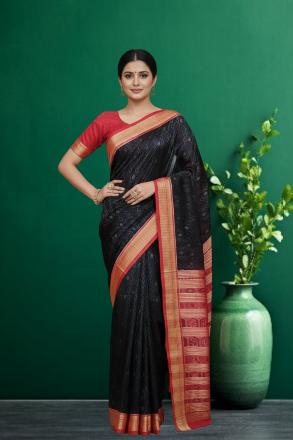 Sambalpuri handwoven pure silk (silk mark) saree