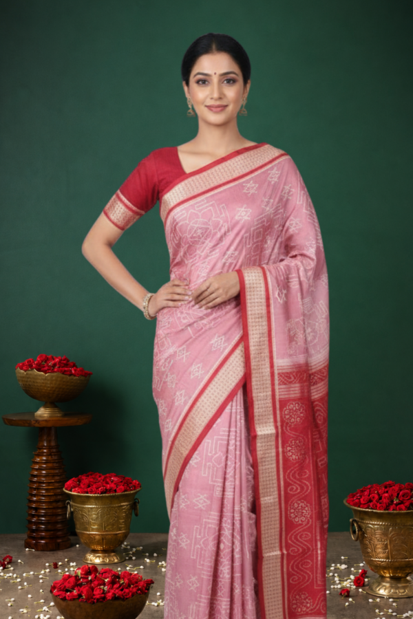 Sambalpuri handwoven pure silk (silk mark) saree