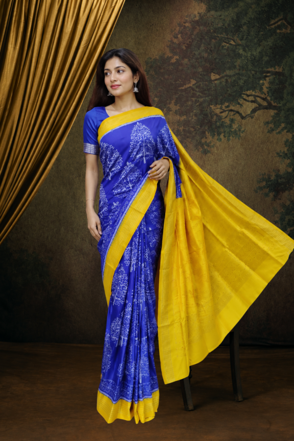 Sambalpuri handwoven pure silk (silk mark) saree
