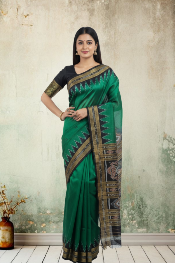 Sambalpuri handwoven pure silk (silk mark) saree