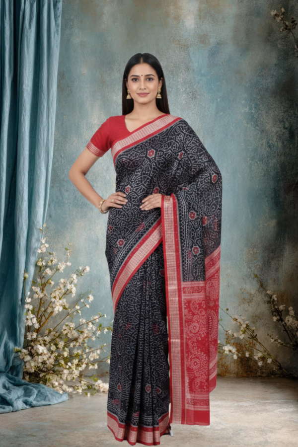 Sambalpuri handwoven pure silk (silk mark) saree