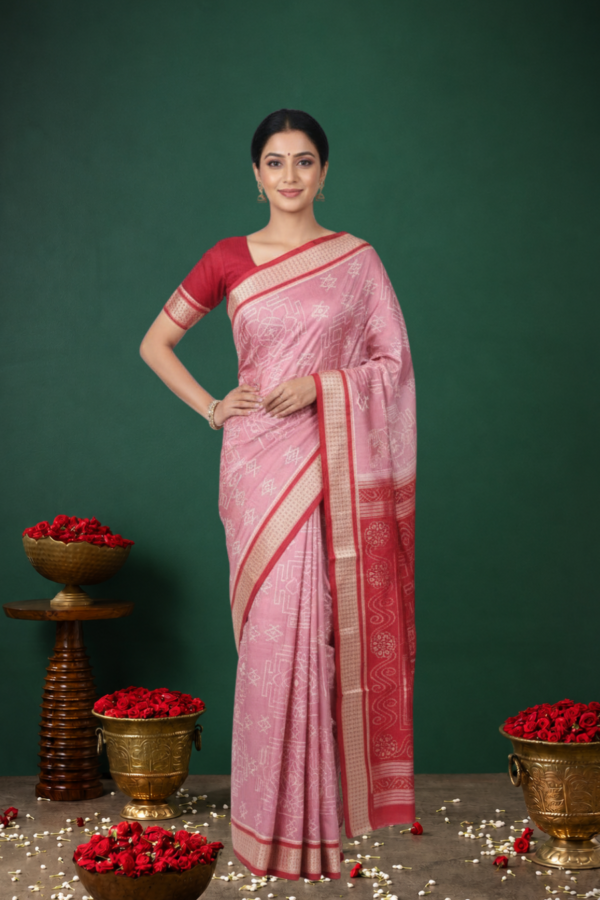 Sambalpuri handwoven pure silk (silk mark) saree